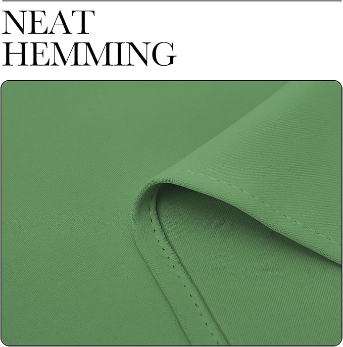 NICETOWN Blackout Curtains for Living Curtains, Froest Green, 1 Pair, 34-inch W x 84-inch L, Home Decorations Thermal Insulated Solid Pole Top Blackout Drapes for Living Room