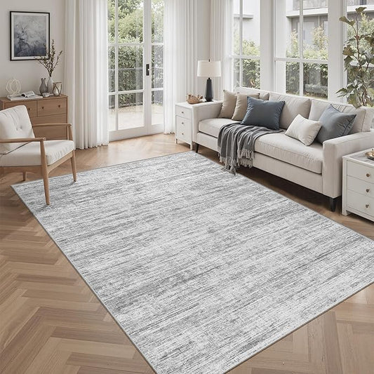 6x9 Area Rugs for Living Room, Non-Slip Modern Abstract Soft Large Washable Rug, Ultra-Thin Indoor Floor Rugs for Bedroom Dining Room,Home Office Decor