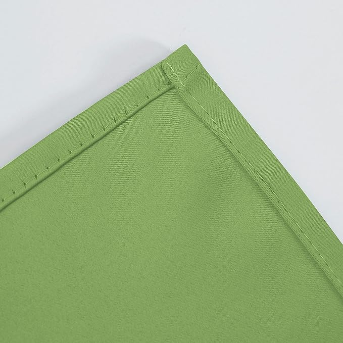 LEMOMO Light Green Thermal Blackout Curtains/52 x 108 Inch/Set of 2 Panels Room Darkening Curtains for Bedroom